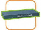 16 port + 1 fiber port managed switch