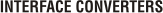 Interface converters