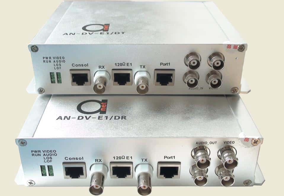 e1 multiplexer for video and audio
