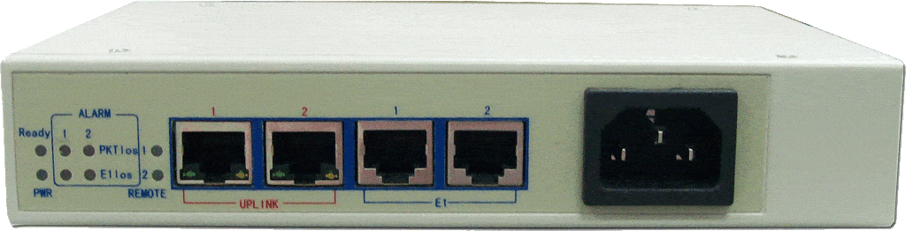 2 x E1 G.703 TDM over IP/Ethernet converter / multiplexer - mini type ...