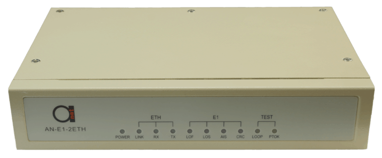 Ethernet Over E1 converter with 2 Ethernet ports