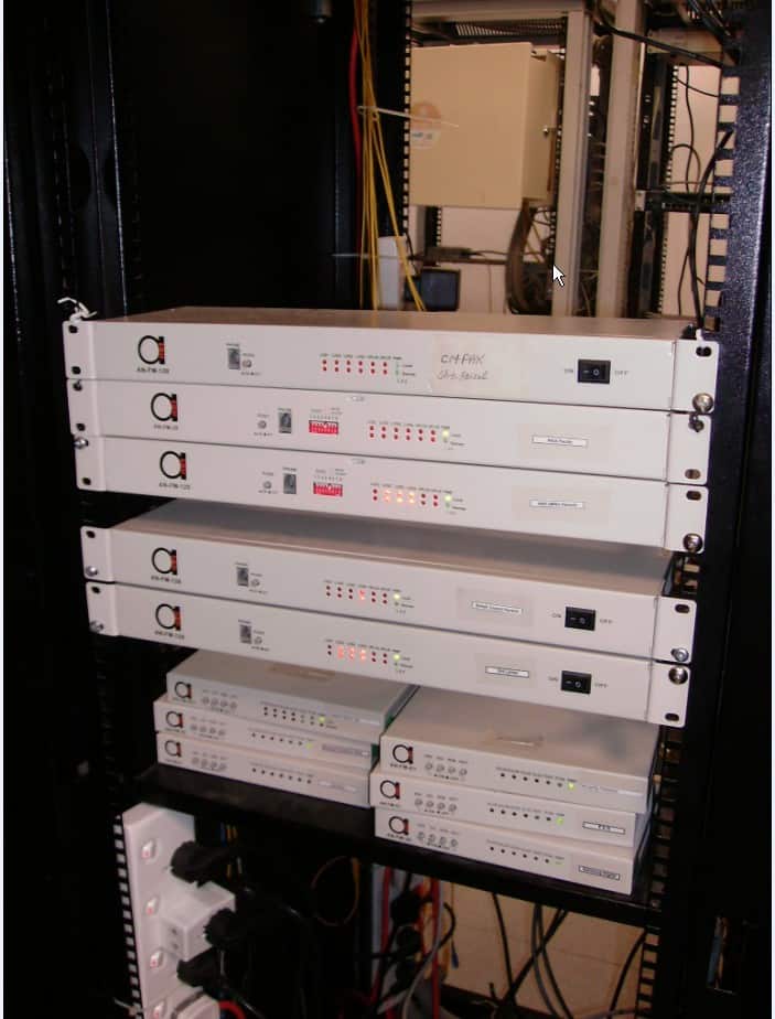 E1 multiplexer installation