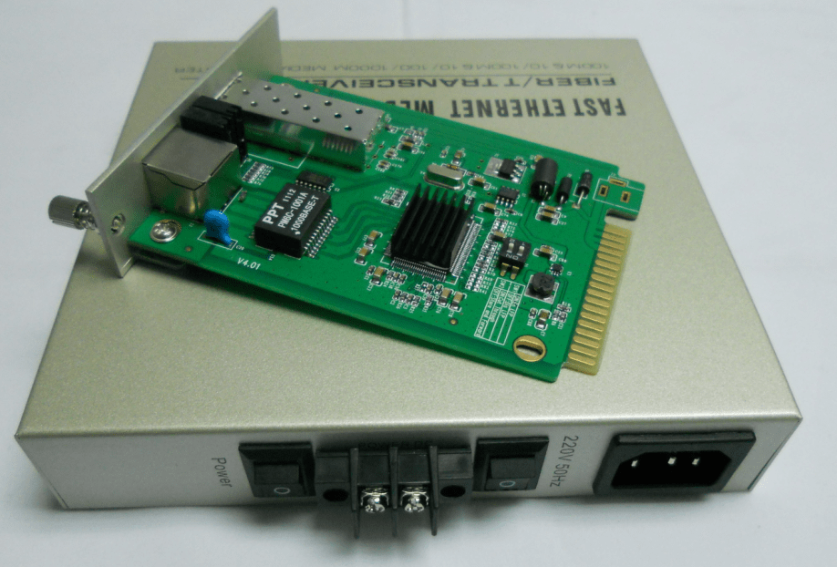 double_power_fiber_optic_media_converter