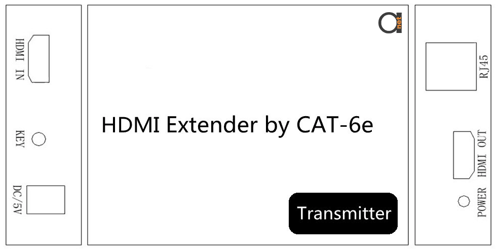 HDMI Extender over single CAT6 with Local HDMI out port