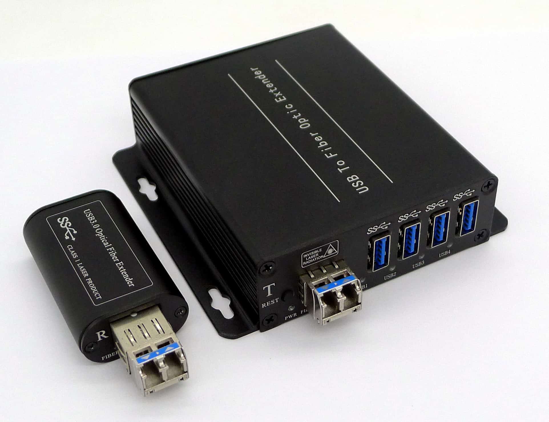 Forberedelse forræderi ineffektiv 4 port USB 3.0 / 2.0 / 1.1 Universal USB over Fiber Optical Extender / Hub  – Kit | Home